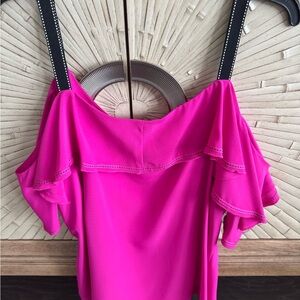 Gibson Latimer Fuchsia Blouse